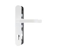 ABUS Maniglia per porta SRG92N W - Maniglia per porte di casa - con maniglia su entrambi i lati - per porte con telaio stretto - bianco