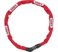 ABUS Steel-O-Chain 4804C - lucchetto a combinazione in acciaio speciale livello di sicurezza 3 75 cm rosso