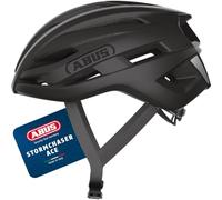 ABUS StormChaser ACE Casco da ciclismo - casco da bicicletta leggero per gare ciclistiche, tour in gravel bike e ciclocross - per donna e uomo - Nero (velvet black) L (57-61 cm)