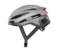 ABUS StormChaser Casco da corsa - Casco da bici aerodinamico per ciclismo professionistico per uomo e donna - Grigio / Rosa, Taglia S