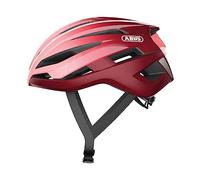 ABUS StormChaser Casco da corsa - Casco da bici aerodinamico per ciclismo professionistico per uomo e donna - Rosso, Taglia M
