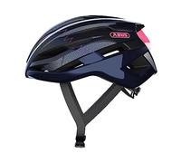 ABUS StormChaser Casco da corsa - Casco da bici aerodinamico per ciclismo professionistico per uomo e donna - Blu / Rosa, Taglia S