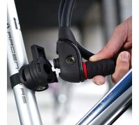 ABUS Supporto per lucchetto da bicicletta FL - Supporto per lucchetto per il trasporto dei lucchetti a cavo Phantom 8960, 8950, 8940 - attacco magnetico, nero