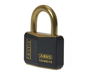 Abus T84MB/40_KA - Nautico in ottone lucchetto 40 millimetri nero stessa chiave