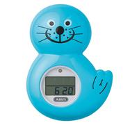 ABUS Termometro da bagno Robbi – per vasca, neonati/bambini, segnale acustico, timer/cronometro – blu