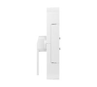 ABUS Trazione per finestra WINTECTO One - Manopola intelligente per finestra, porta del balcone e del patio - con funzione di allarme - facile da montare senza forare - bianco, a chiusura diversa