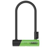 ABUS Lucchetto 410K Ultra per bicicletta e scooter elettrico, pratico e robusto, con pratico supporto per il trasporto, accessorio per bicicletta, variante 150HB230, verde + Cobra 10/120