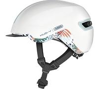 ABUS Urban Helmet HUD-Y - con luce posteriore a LED magnetica e ricaricabile e chiusura magnetica - Casco da bici cool per l'uso quotidiano - per uomini e donne