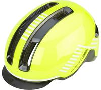 ABUS Urban Helmet HUD-Y - con luce posteriore a LED magnetica e ricaricabile e chiusura magnetica - Casco da bici cool per l'uso quotidiano - per uomini e donne