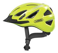 ABUS Urban-I 3.0 Casco urbano - Casco da bici contemporaneo con fanale posteriore per il traffico cittadino - Per uomo e donna - Giallo, Taglia XL