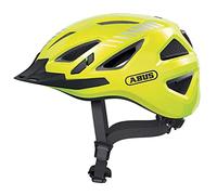 ABUS Urban-I 3.0 Casco urbano - Casco da bici contemporaneo con fanale posteriore per il traffico cittadino - Per uomo e donna - Giallo, Taglia S