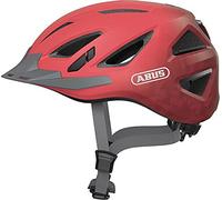 ABUS Urban-I 3.0 city helmet - casco da bici con luce posteriore, visiera e chiusura magnetica - per uomini e donne