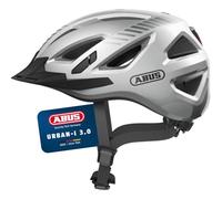 ABUS Urban-I 3.0 city helmet - casco da bici con luce posteriore, visiera e chiusura magnetica - per uomini e donne