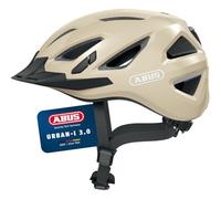 ABUS Urban-I 3.0 city helmet - casco da bici con luce posteriore, visiera e chiusura magnetica - per uomini e donne