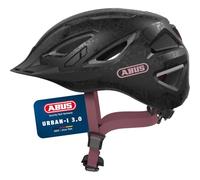 ABUS Urban-I 3.0 city helmet - casco da bici con luce posteriore, visiera e chiusura magnetica - per uomini e donne