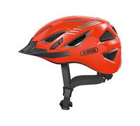 ABUS Urban-I 3.0 city helmet - casco da bici con luce posteriore, visiera e chiusura magnetica - per uomini e donne