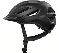 ABUS Urban-I 4.0 - Casco da bicicletta con fanale posteriore ricaricabile, 2 modalità di illuminazione, visiera, apertura a treccia e chiusura magnetica, per ragazzi, donne e uomini