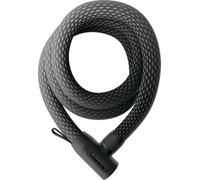ABUS YARNIT 4004K - Lucchetto a catena in tessuto leggero per la sicurezza di bicicletta e scooter elettrico, lucchetto flessibile per bicicletta con livello di sicurezza 7, lunghezza 140 cm, nero