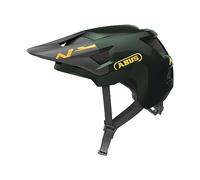 Abus YouDrop - casco da bici per bambini e giovani - per l'uso quotidiano o per le gite fuoristrada - con spazio per i capelli raccolti a coda, Grün (moss green), S (48-55 cm)