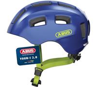 ABUS Youn-I 2.0 Casco per Ragazzi - Casco da Bicicletta con Luce per Bambini, Adolescenti e Giovani Adulti - per Ragazze e Ragazzi
