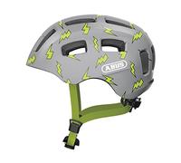 ABUS - Kid's Youn-I 2.0 - Casco per bici 48-54 cm - S grigio/verde