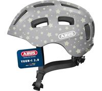 ABUS Youn-I 2.0 Casco per Ragazzi - Casco da Bicicletta con Luce per Bambini, Adolescenti e Giovani Adulti - per Ragazze e Ragazzi