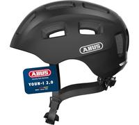 Casco bici bambino blu ghiaccio - Youn-I 2.0 Abus ( Nero Velvet Black / S )