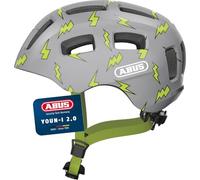 ABUS Youn-I 2.0 Casco per Ragazzi - Casco da Bicicletta con Luce per Bambini, Adolescenti e Giovani Adulti - per Ragazze e Ragazzi