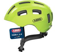 ABUS Youn-I 2.0 Casco per Ragazzi - Casco da Bicicletta con Luce per Bambini, Adolescenti e Giovani Adulti - per Ragazze e Ragazzi