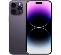 ABUSVEX Vetro posteriore di ricambio originale per iPhone 14 Pro Max tutti i supporti con adesivo preinstallato e strumento di riparazione 14 Pro Max (viola scuro)