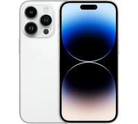 ABUSVEX Vetro posteriore di ricambio originale per iPhone 14 Pro, tutti i supporti con adesivo preinstallato e strumento di riparazione 14 Pro, argento