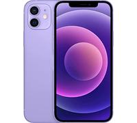 ABUSVEX Vetro posteriore originale di ricambio compatibile con iPhone 12 Mini da 5,4 pollici, tutti i vettori con adesivo preinstallato e mini strumento di riparazione per iPhone 12 (viola)