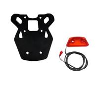 ABVE-Pedale Posteriore for Scooter Elettrico for Kukirin G2 Max Dotato di fanale Posteriore e poggiapiedi Antiscivolo in Acciaio Inossidabile