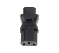 Abwan - Convertitore per presa a muro IEC 320 C13 3 pin femmina a C8 2 pin maschio