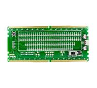 Abxvgsfdve Tester Slot Memoria DDR5 con LED, Diagnosi RAM e schede per PC | Strumento per riparare schede madri e memorie DDR5, grazie a LED che mostrano stati aperto/corto su linee dati.