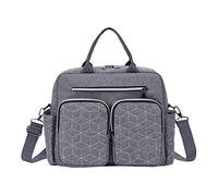 Aby - Borsa per pannolini per mamma e papà, borsa da viaggio, borsa da spiaggia, multi tasche, borsa da viaggio, grande e carino, per ragazze, B, Etichettalia unica