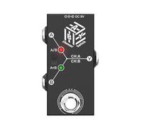 ABY Box Line Selector AB Switch Mini Guitar Effect Pedal True Bypass - Router di segnale compatto per chitarra, amplificatore e pedaliera