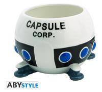 ABY STYLE - SFERA DEL DRAGO -. TAZZA 3D CON COPERCHIO NAVICELLA CAPSULE CORP 550 ML