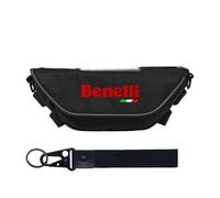 AbyBasil Borsa da Manubrio per Moto per Benelli Leoncino 125 250 500 800 Accessorio Moto Borsa Portaoggetti Impermeabile E Antipolvere per Manubrio, Borsa da Navigazione(B)