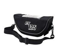 AbyBasil Borsa da Manubrio per Moto per Hon@&da Hunter Cub CT125 2024 Borsa Manubrio Impermeabile per Moto, Custodia Navigatore E Cellulare(Logo 1)