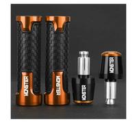 AbyBasil Guaine protettive per manubri Moto per Ducati Monster 696 796 797 821 937 950 1200 SR Accessori Moto CNC 7/8 "22MM Manopole Manubrio Tappo Bar End Tappi(D)