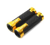AbyBasil Guaine protettive per manubri Moto per Kymco Ak550 AK 550 2017 2018 2019 2020 7/8" 22MM CNC Moto Manopole Manubrio Manopole Tappo Mtotorcycle Accessori(Gold)
