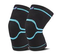 ABYON 2 Pack Ginocchiera Ortopedica per Menisco Lesionato, Compressione Supporto per Ginocchio da Uomo/Donna, Artrite, Dolore alle Articolazioni, Lesioni dei Legamenti