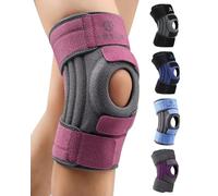 ABYON Ginocchiera Ortopedica per Uomo & Donna - Artriti, Menisco, ACL - con Stabilizzatori Tripli & Cintura Regolabile 360° per Sollievo dal Dolore e Recupero Rapido