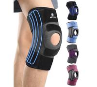 ABYON Ginocchiera Ortopedica per Uomo & Donna - Artriti, Menisco, ACL - con Stabilizzatori Tripli & Cintura Regolabile 360° per Sollievo dal Dolore e Recupero Rapido