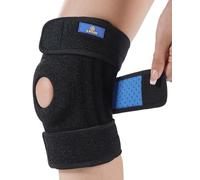 ABYON Ginocchiera per Uomo Donna con Stabilizzatori Laterali e Cinghie Regolabili, Supporto Patella Aperto per Artrite Tendinite, Lacerazioni del Menisco, Sollievo dal Dolore Articolare