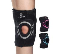 ABYON Ginocchiera Uomo Donna - Ortesi Ginocchio Regolabile per Menisco, Artrosi, ACL MCL - Supporto Rotuleo in Neoprene con Stabilizzatori Laterali per Sollievo Dolore e Recupero