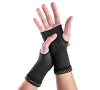 ABYON Supporti per Polso 2 Pezzi per Mano Sinistra e Destra, Manicotti a Compressione per Tunnel Carpale e Sollievo dal Dolore al Polso, Tendinite, Artrite, Sport, Digitazione