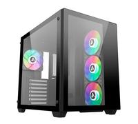 Abysm Danube SAVA 285 BX203 ARGB Vetro temperato USB 3.0 Nero
