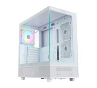 Abysm Gaming Danube Sava H400 Full Tower Doppio Vetro Temperato USB-C Bianco